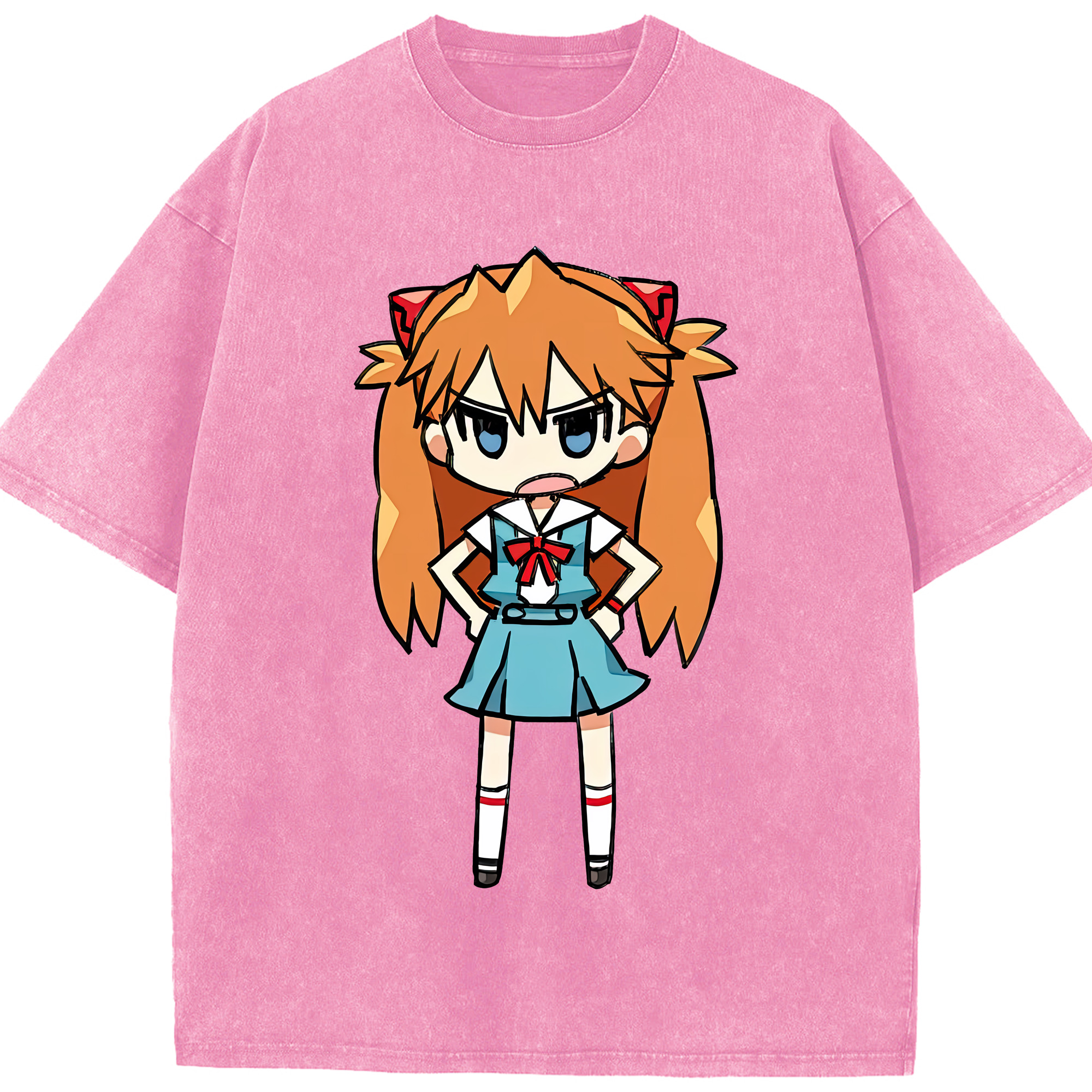 （画像用） EVA 新世紀エヴァンゲリオン 綿100% ヴィンテージ風 半袖Tシャツ（フロントプリント）